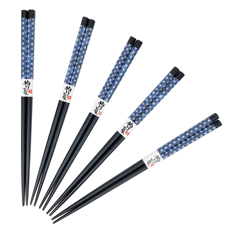 Japanse Eetstokjes - Asanoha Blauw