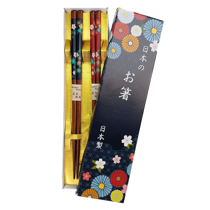 Japanse Eetstokjes Set - Bloemen