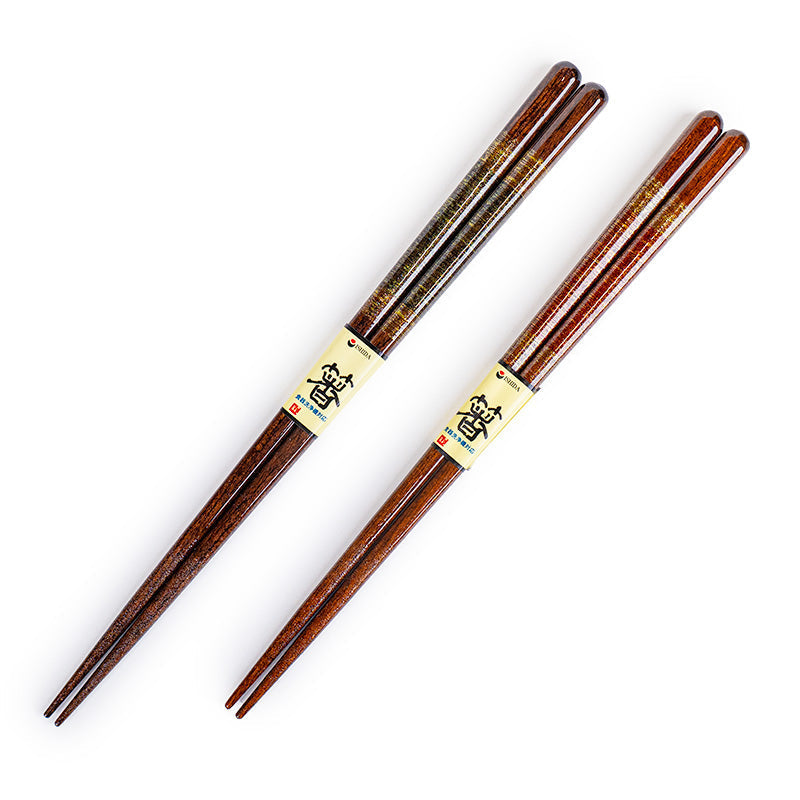 Japanse Eetstokjes Box - 2 Paar met Gouden Details