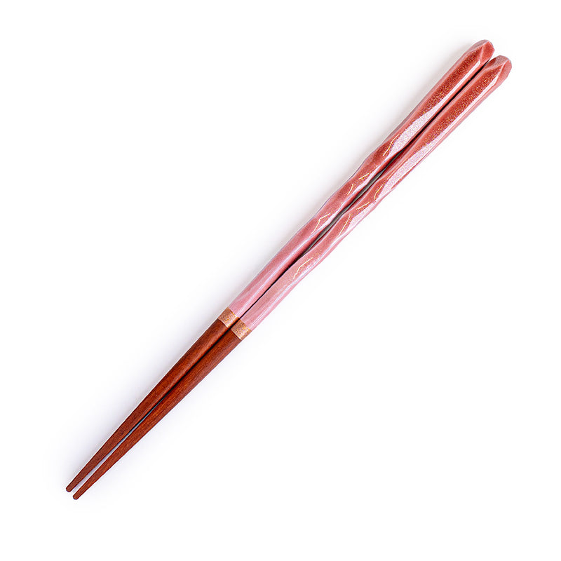 Japanse Eetstokjes - Golvend Roze Glitter