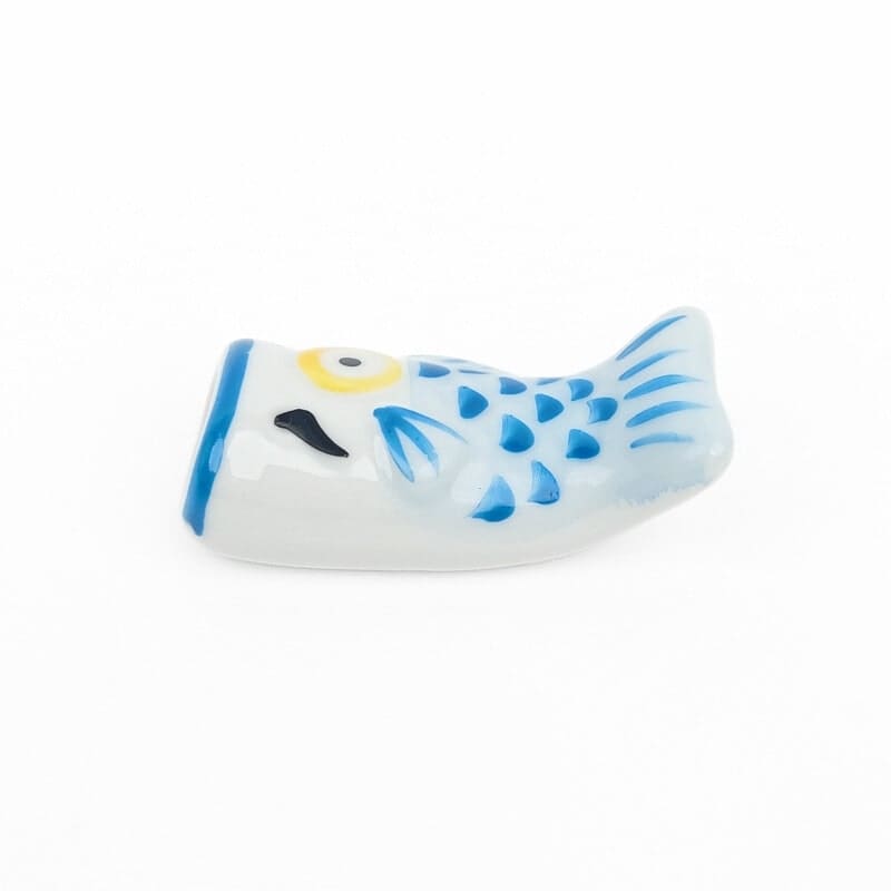 Japanse Eetstokjes Houder – Koinobori Blauw