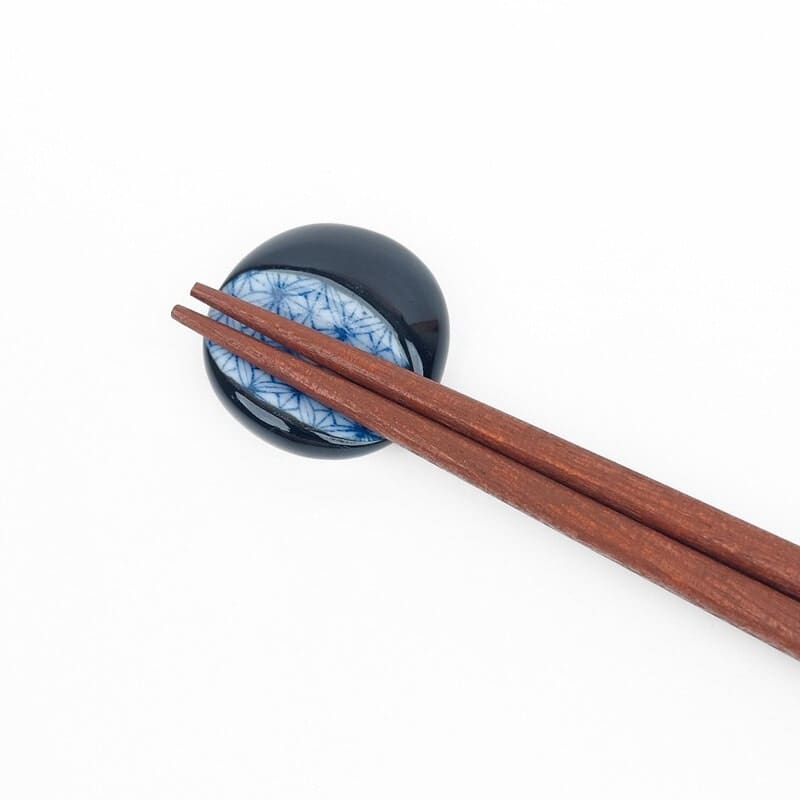 Japanse Eetstokjes Houder – Minoyaki Blauw
