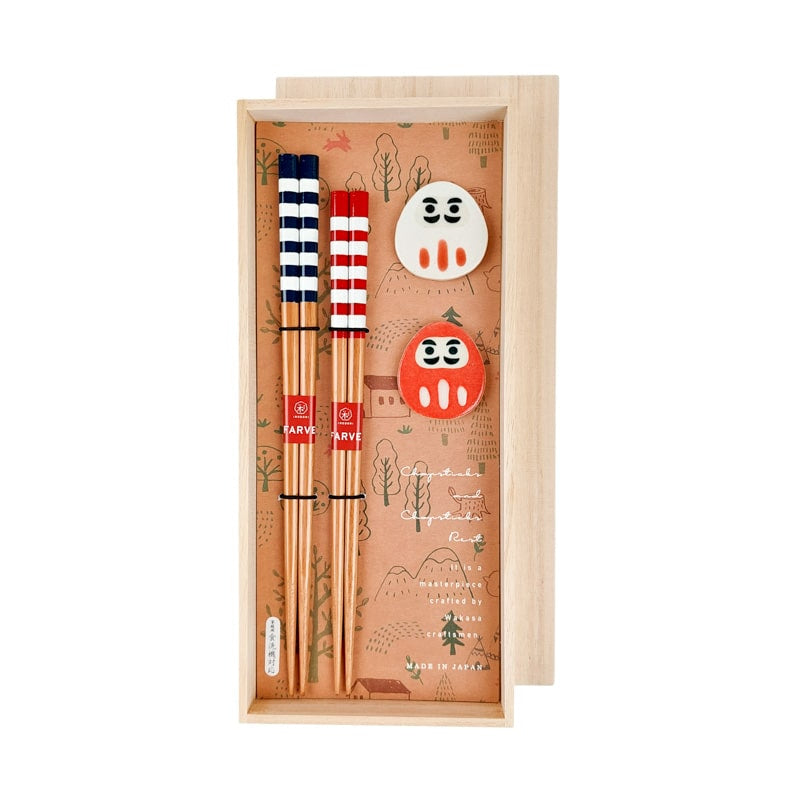 Japanse Eetstokjes Set - Daruma