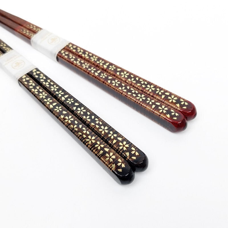 Japanse Eetstokjes Set - Gold Sakura