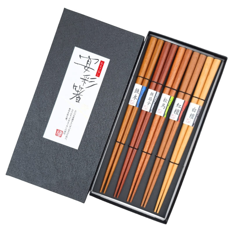 Japanse Eetstokjes Set – Natuurlijk Hout