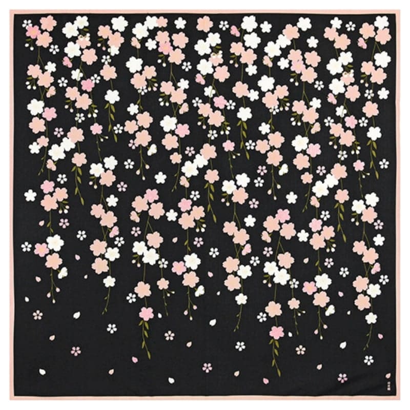 Japanse Furoshiki - Sakura by Night - 90x90 cm