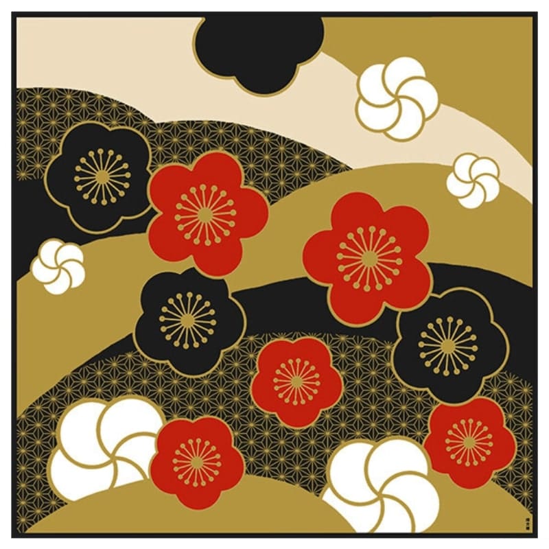 Japanse Furoshiki - Ume Nishiki - 90x90 cm