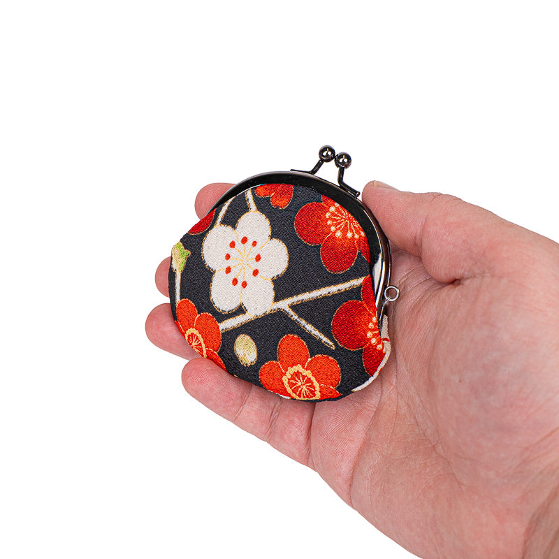 Japanse Gamaguchi Beugelportemonnee - Ume