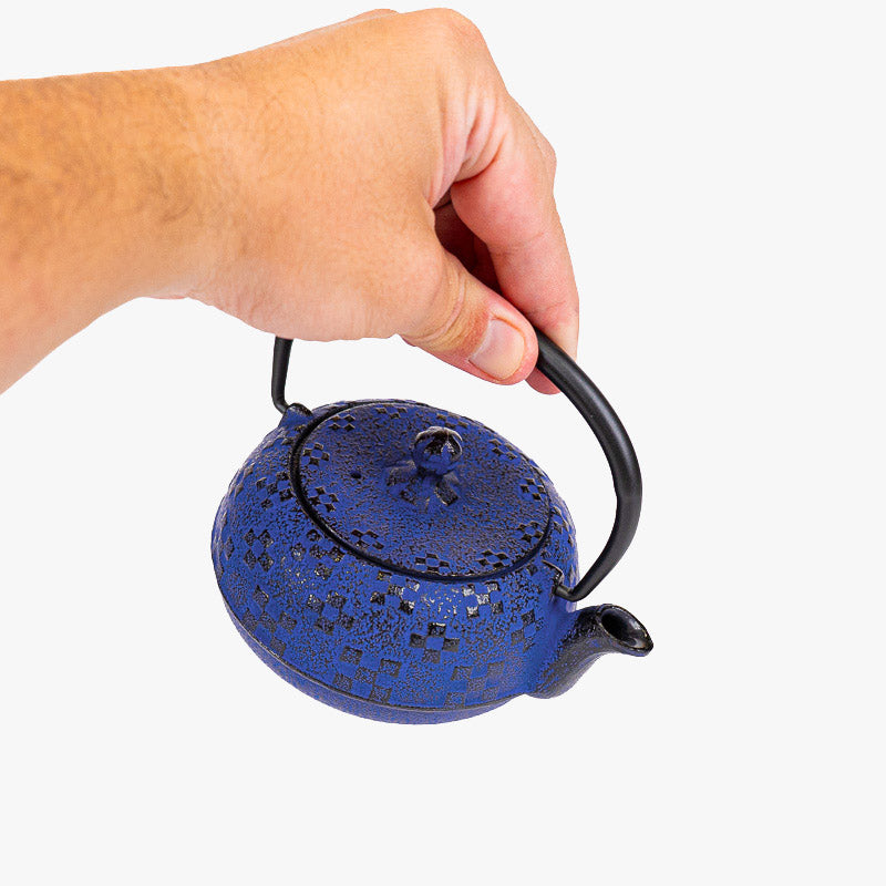 Japanse Gietijzeren Theepot – Tetsubin Indigo