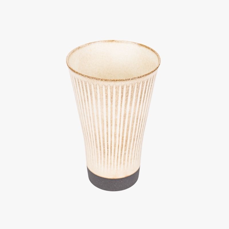 Japanse Grote Beker – Beige