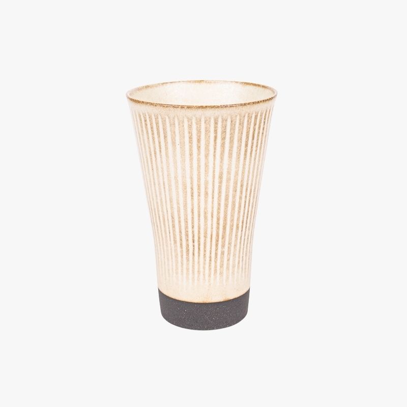 Japanse Grote Beker – Beige