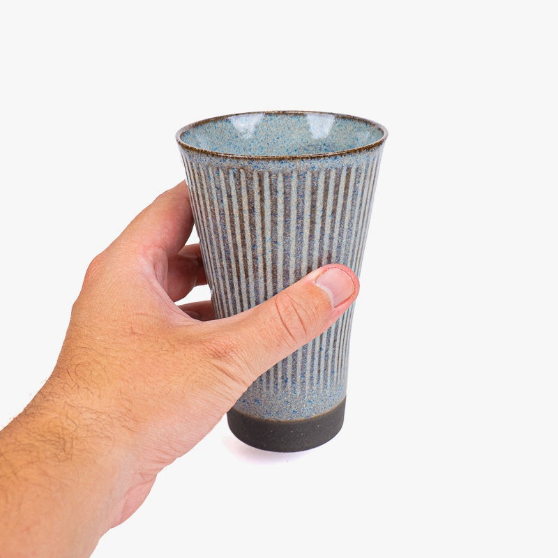Japanse Grote Beker – Grijs