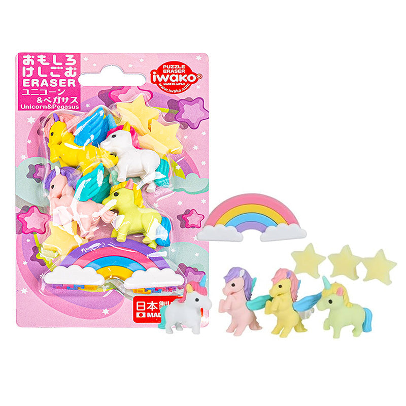 Japanse Gum - Iwako Eenhoorn & Pegasus