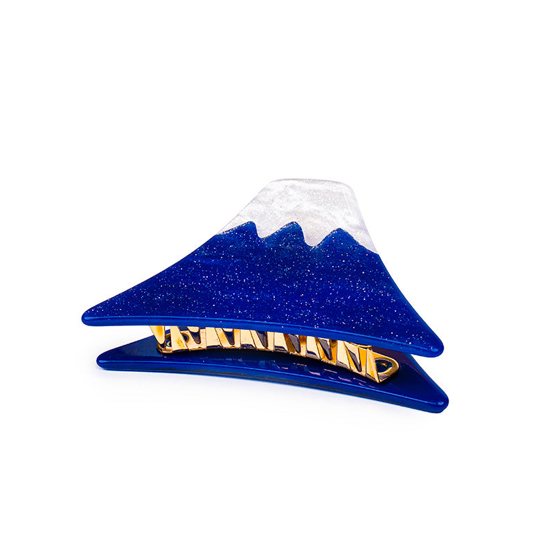 Japanse Haarclip - Mount Fuji Blauw