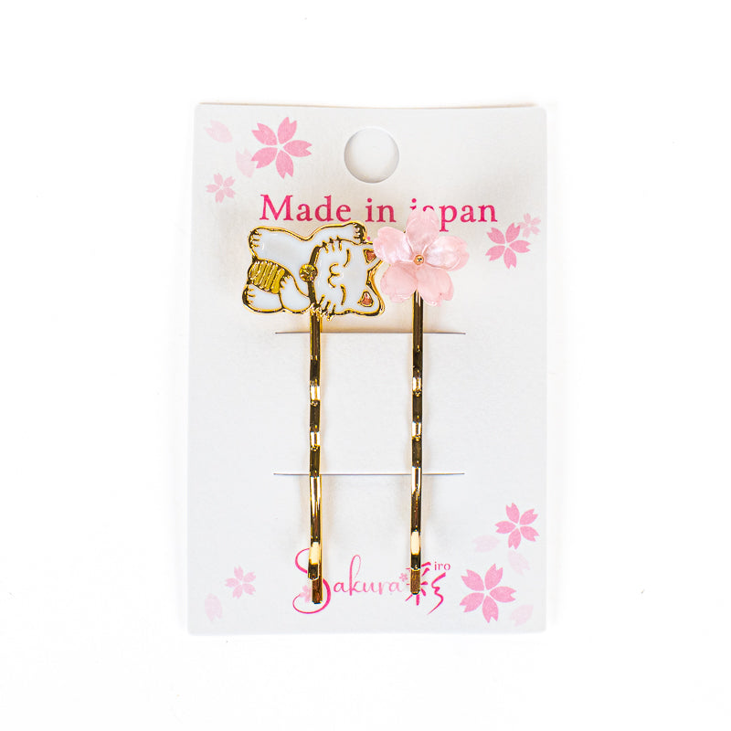 Japanse Haarspeldjes – Maneki-Neko & Sakura
