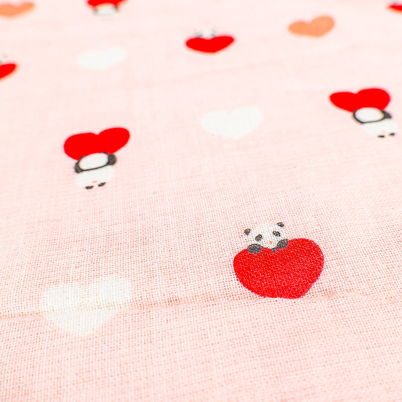 Japanse Handdoek - Panda van Gerecycled Katoen