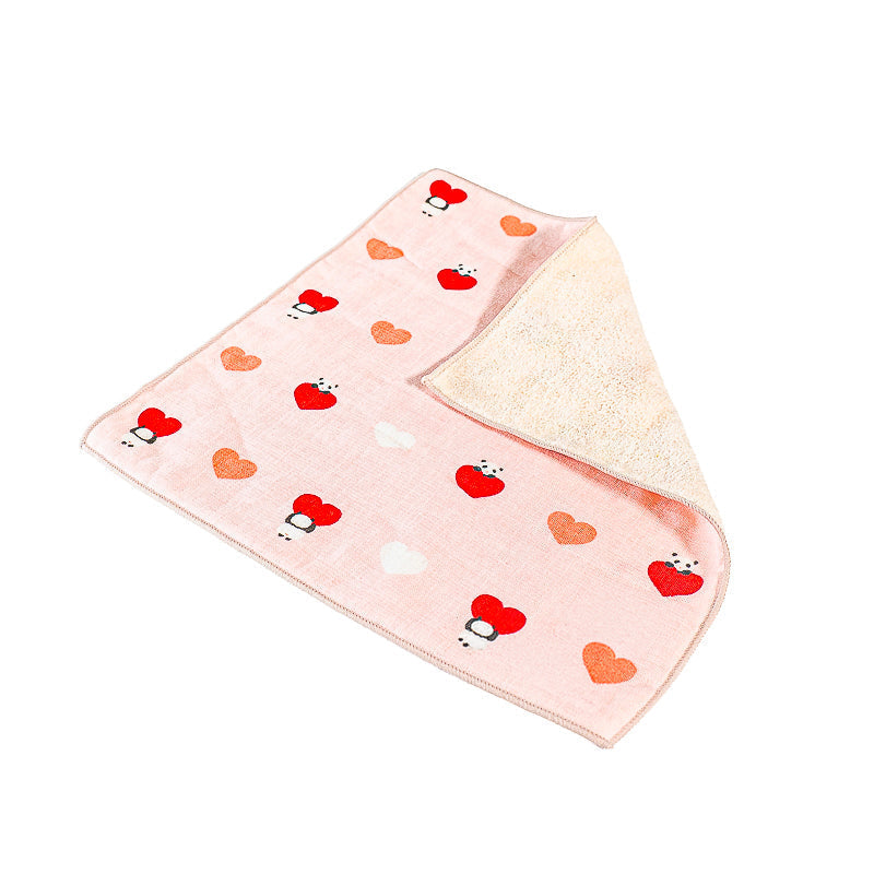 Japanse Handdoek - Panda van Gerecycled Katoen