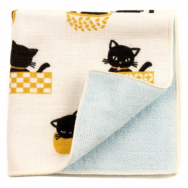 Japanse Handdoek - Zwarte Kat