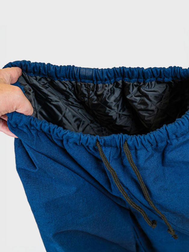 Japanse Heren Broek – Gewatteerd Blauw