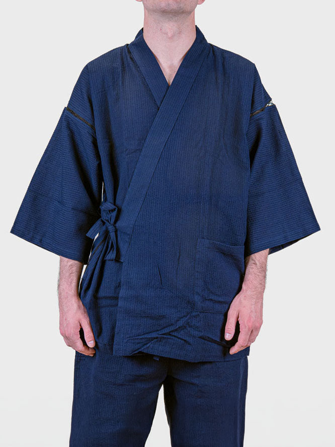 Japanse Heren Jinbei – Marineblauw
