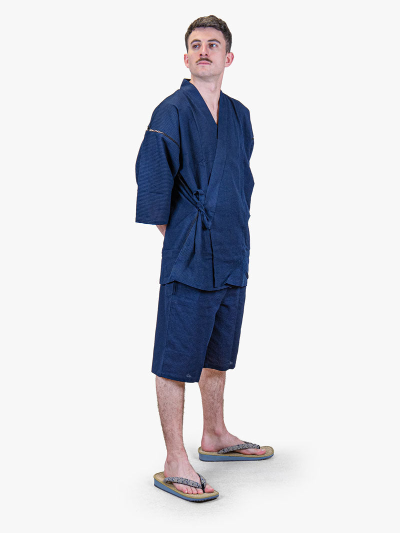 Japanse Heren Jinbei – Marineblauw