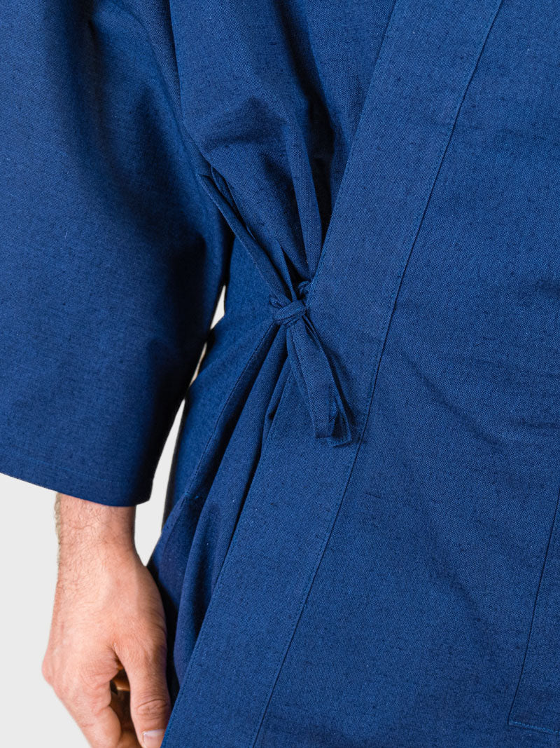 Japanse Heren Samue – Marineblauw Tussenseizoen