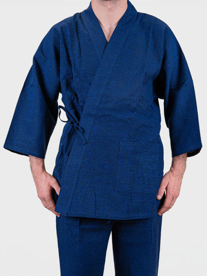Japanse Heren Samue – Marineblauw Zomer