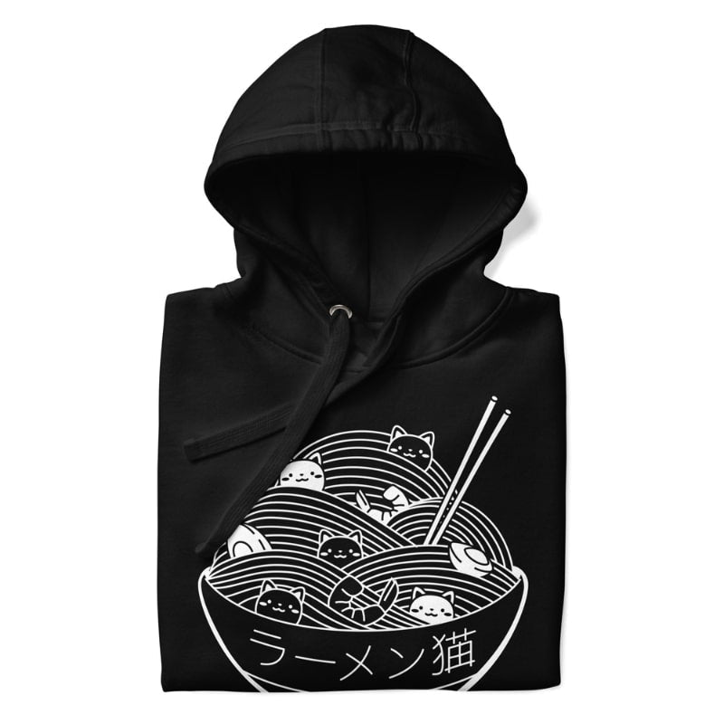 Japanse Hoodie - Bowl of Kittens