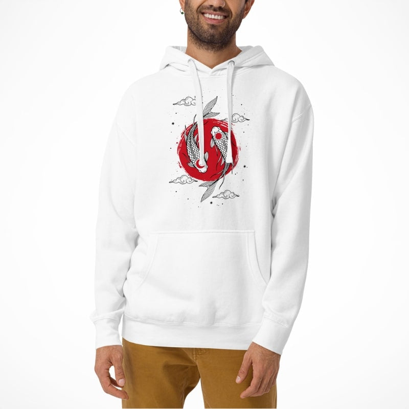 Japanse Hoodie - Duo Koi Karper