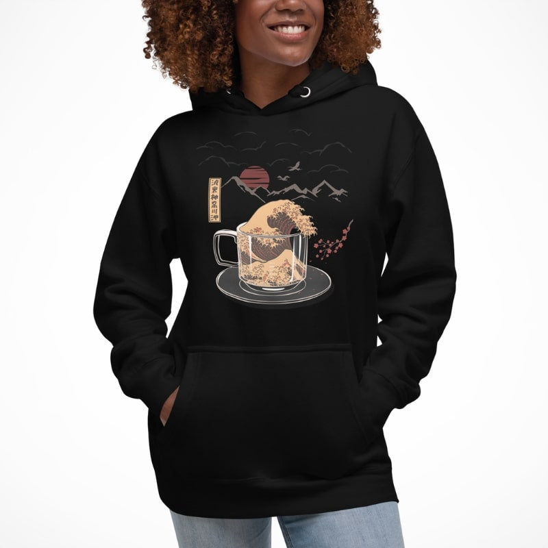 Japanse Hoodie - Kanagawa Coffee
