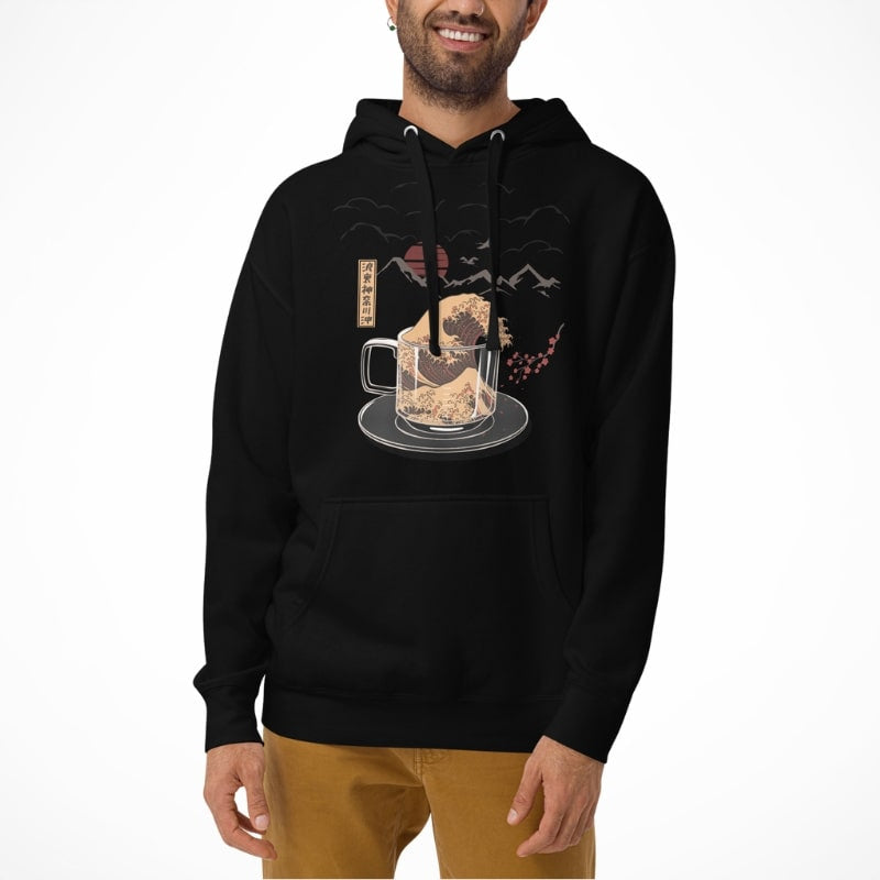 Japanse Hoodie - Kanagawa Coffee