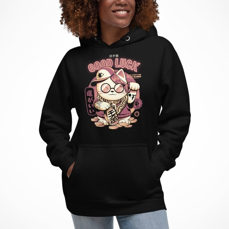 Japanse Hoodie - Maneki Neko