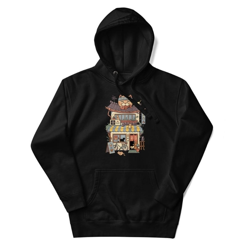 Japanse Hoodie - Neko Coffee S