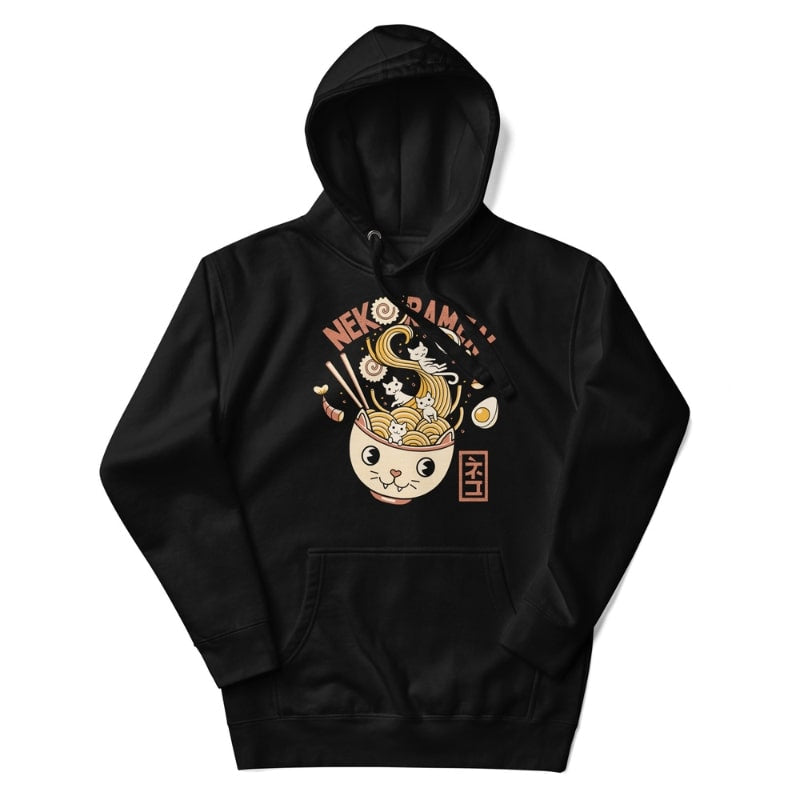Japanse Hoodie - Neko Ramen S