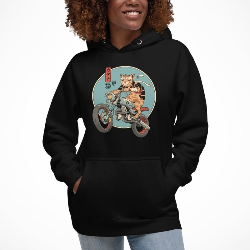 Japanse Hoodie - Neko Rider