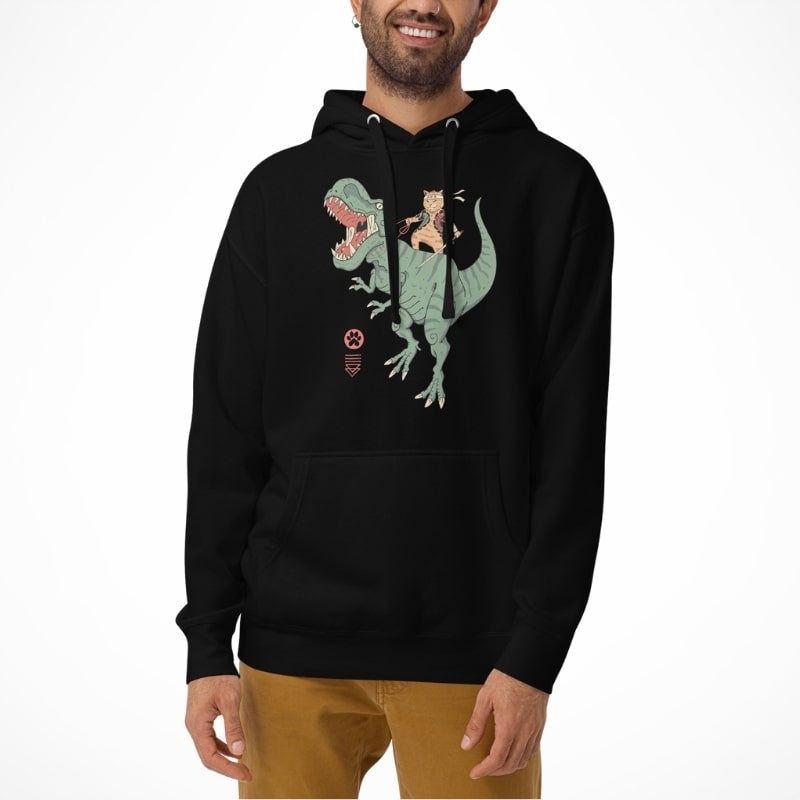 Japanse Hoodie - Neko T-Rex