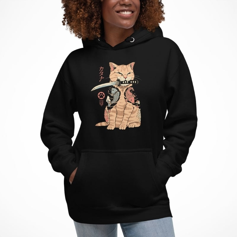Japanse Hoodie - Neko Yakuza