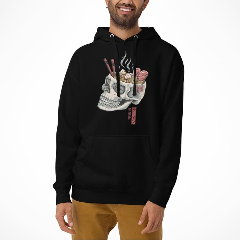 Japanse Hoodie - Ramen Skull