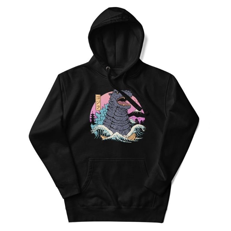 Japanse Hoodie - Retro Kaiju S