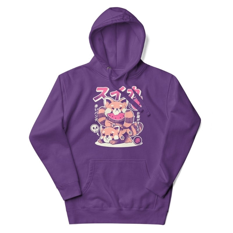 Japanse Hoodie - Rode Panda S