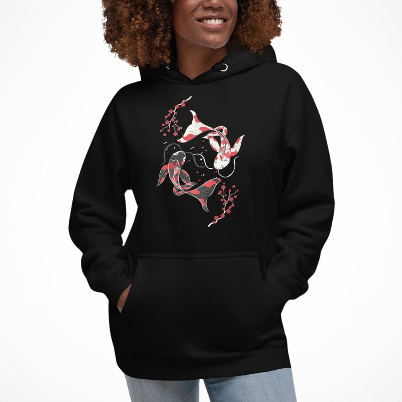 Japanse Hoodie - Sakura Koi