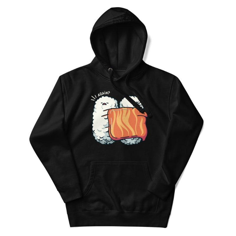 Japanse Hoodie - Sleeping Sushi S