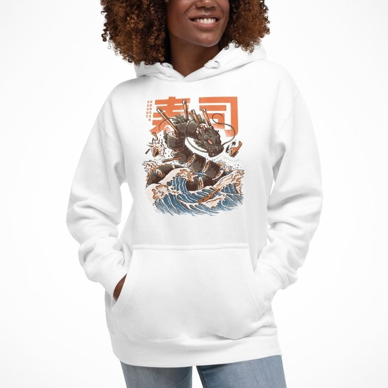 Japanse Hoodie - Sushi Draak