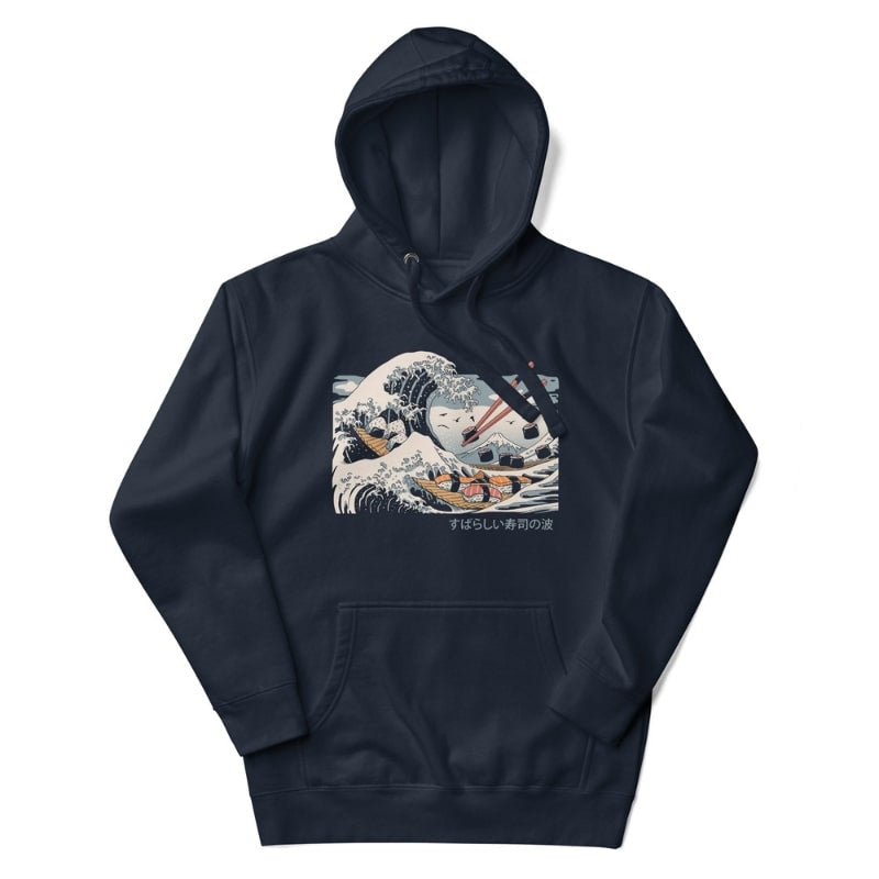 Japanse Hoodie - Sushi Kanagawa S
