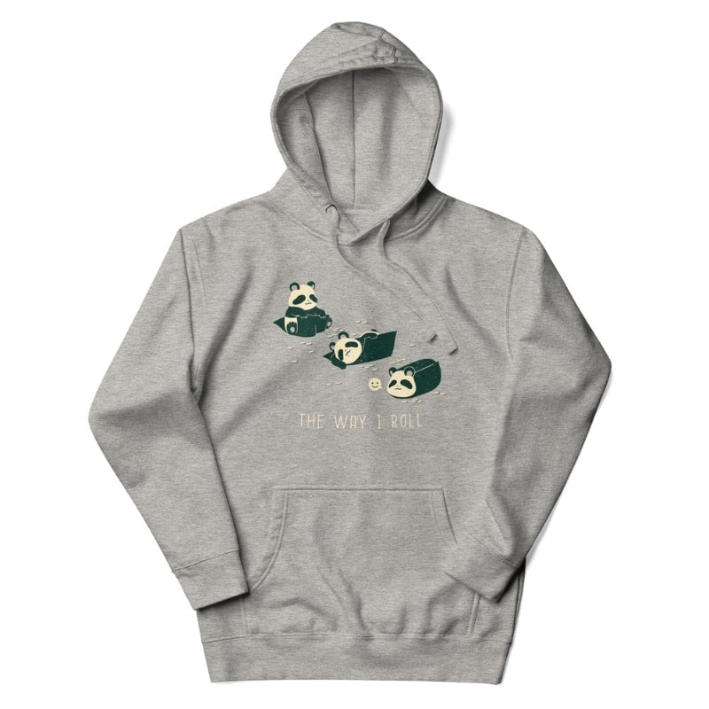 Japanse Hoodie - Sushi Roll S / Grijs