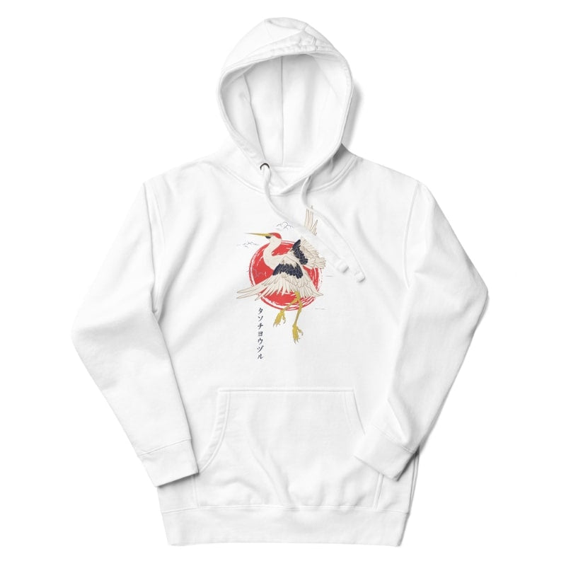 Japanse Hoodie - Tanchou S / Wit