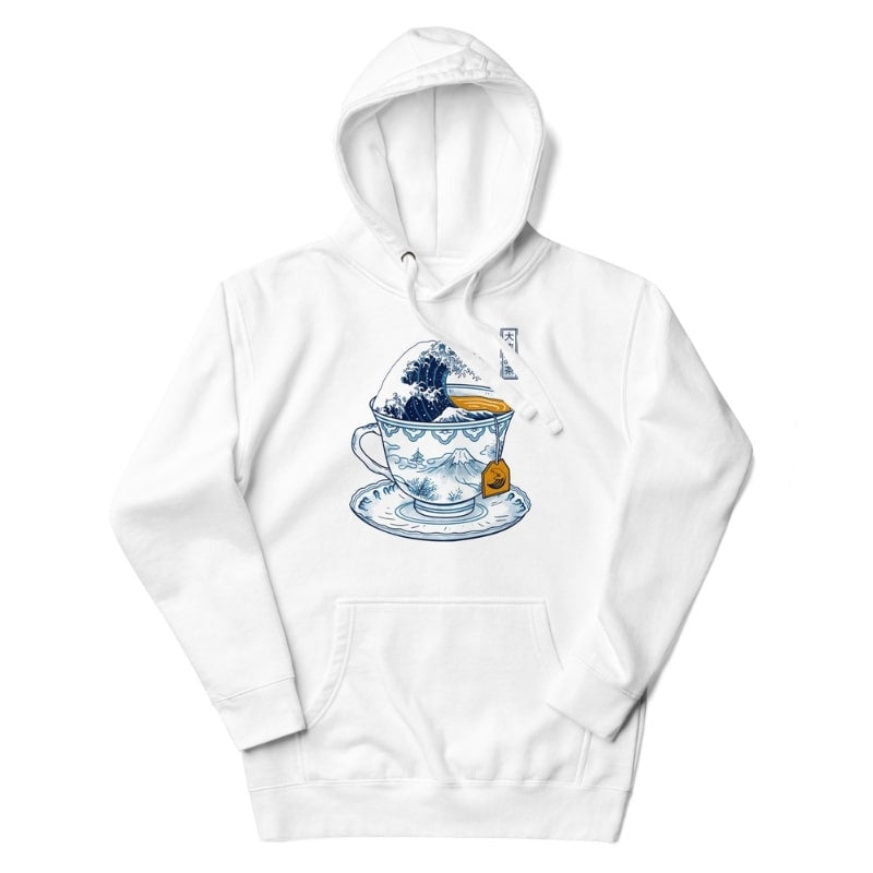 Japanse Hoodie - The Great Tea of Kanagawa S