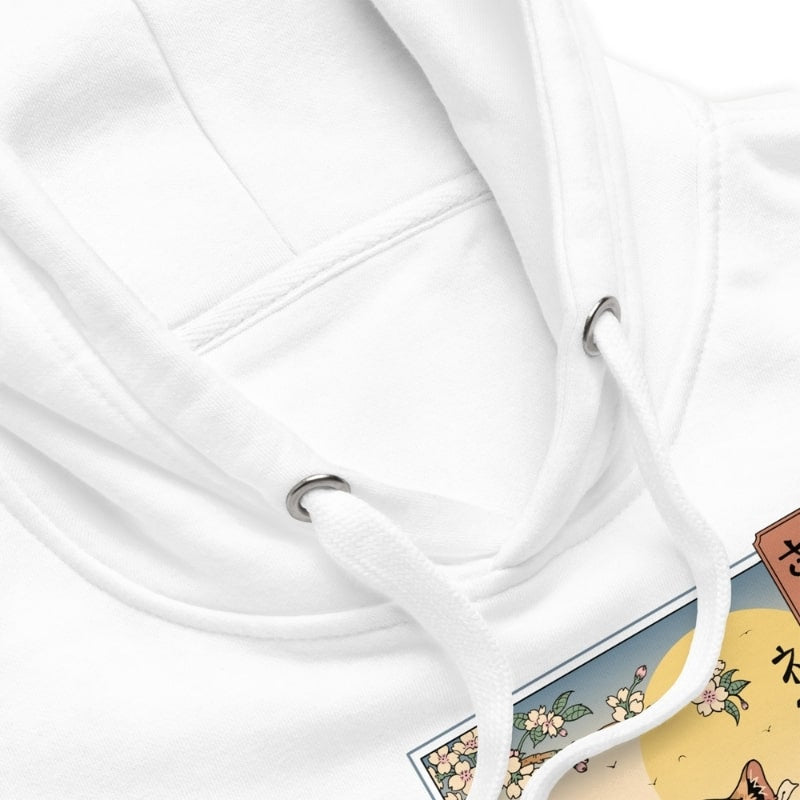 Japanse Hoodie - Ukiyo-e Neko Sakura