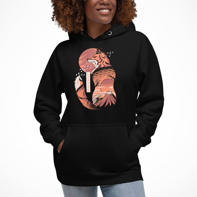 Japanse Hoodie - Vos