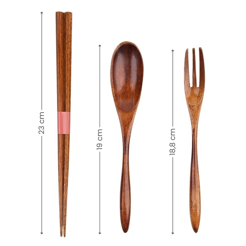 Japanse Houten Bestekset